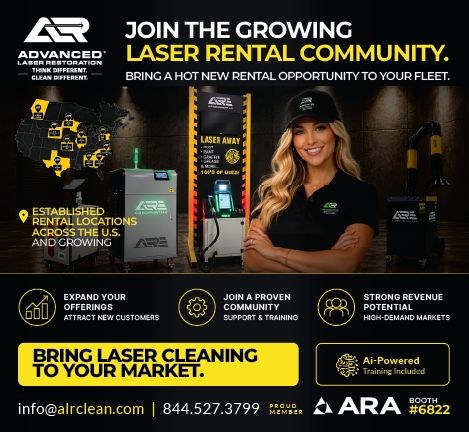 Advanced Laser Restoration American Rental Association laser rental community banner